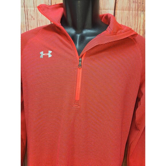 Under Armour Mens Quarter-Zip Pullover Small Loose Fit HeatGear Athletic - Picture 3 of 7